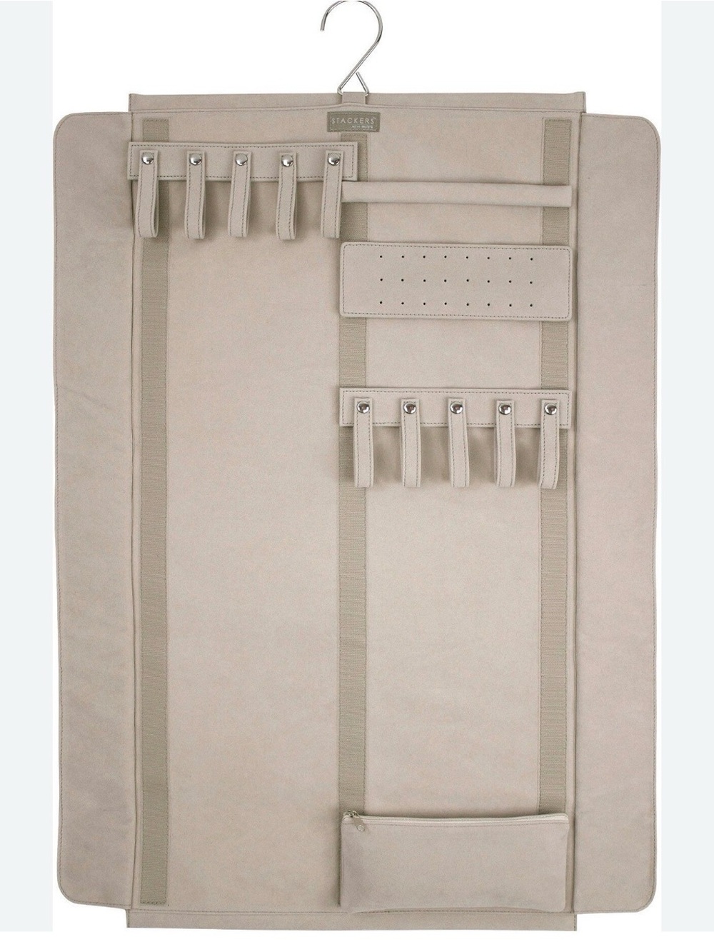 Stackers Suede wrap Jewelry Organizer hanger